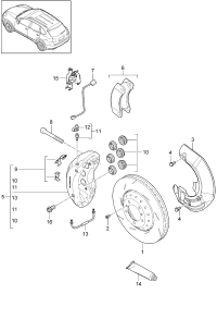 95835140301-PORSCHE PANAMERA BRAKE DISC