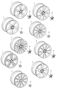8T0601025S-Wheel rim:
