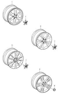 8T0601025BB-Wheel rim: