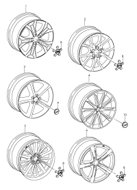 8T0601025M-Wheel rim: