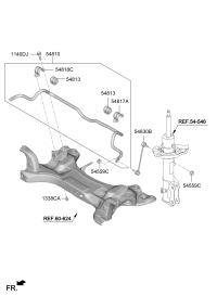 54810Q3000-BAR ASSY-FR STABILIZER