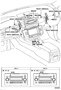 861200P010-RECEIVER ASSY, RADIO