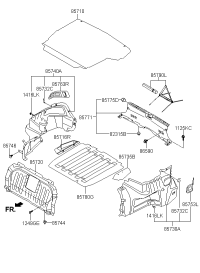 857104Q000RY-MAT ASSY-LUGGAGE COVERING