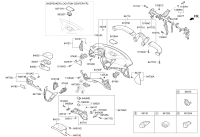 848522V100RY-SHROUD-STEERING COLUMN LWR