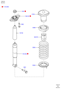 8G9118097MAB-SHOCK ABSORBER FRONT LH/L538