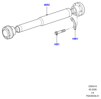 TVB500510-Shaft assy-drive