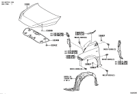 531540D080-GUIDE, FR SIDE AIR