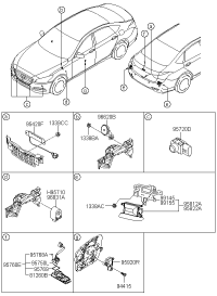 81260B10104X-OUTSIDE HDL & LOCK ASSY-T/LID