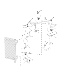 30004798-Tube, a/c evaporator/compressor a