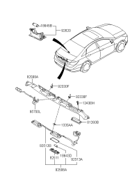 812603S010-OUTSIDE HDL & LOCK ASSY-T/LID