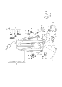 8S0941453-BRACKET-ENGINE SUPP*