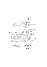 3GB941773-LED HEADLIGHT/718 BOXTER