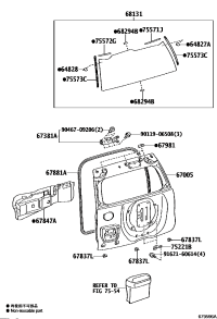 6784760090-COVER, TAIL GATE SERVICE HOLE