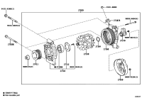 2706038070-ALTERNATOR, 12V 80A 4PK, TOYOTA