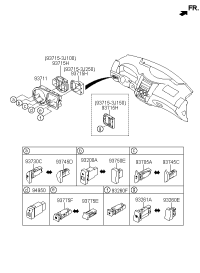 937403J000WK-Switch assy-rr fog lamp