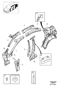 8693832-SOCKET(L),TRUNK LID LAMP