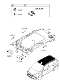 92880A4000DCM-LAMP ASSY-REAR PERSONAL,RH