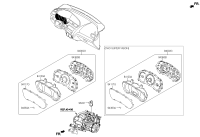 940034X030-CLUSTER ASSY-INSTRUMENT