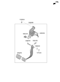 32800S6200-PEDAL ASSY-BRAKE