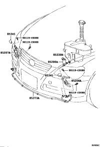 853810P010A0-NOZZLE, HEADLAMP CLEANER WASHER