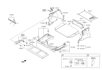 857501Z2509K-TRAY ASSY-LUGGAGE SIDE,RH