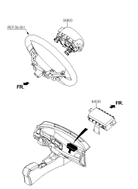 56900D1000-MODULE ASSY-STRG WHEEL AIR BAG