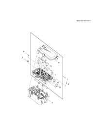 26213477-Box, front room fuse (incl. 6,7, 10-15)
