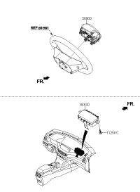 84530D3010-AIR BAG ASSY-PASSENGER