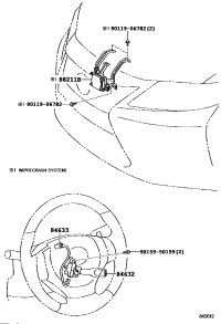 8463230010-Switch assy, cruise control main