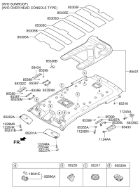 852022J330H9-VISOR ASSY, RH