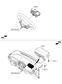 56900H7100-MODULE ASSY-STRG WHEEL AIR BAG