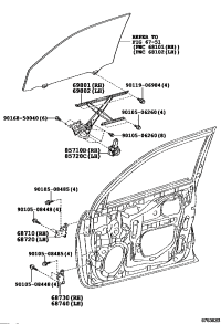 8572060230-MOTOR ASSY, POWER WINDOW REGULATOR, LH