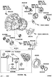 9056457012-Washer, plate (for front differential case rear)