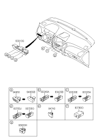 959302Z550BLH-SWITCH ASSY