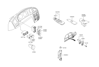 938802D200-SWITCH & BRACKET ASSY-HOOD LID