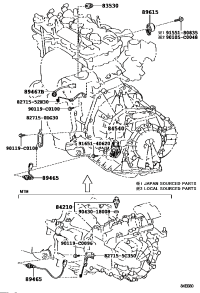 8454052110-SWITCH ASSY, NEUTRAL