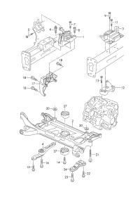 5Q0198037B-MOUNTING KIT,ENGINE-AUDI A3/Q2