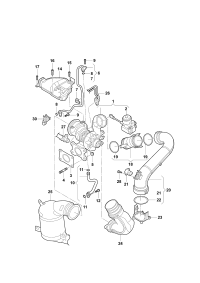 04E145722F-Exhaust manifold