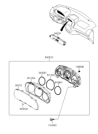 940272B070-METER-COMBINATION
