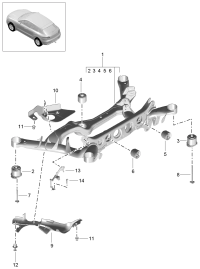 95B505235B-Sub frame