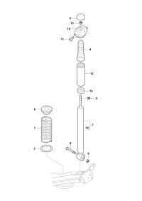 6RD513025-SHOCK ABSORBER-FRRH-VW-TOUREG