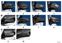 51162407277-Carbon fiber rear view coverlh