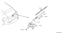 287101BA0A-MOTOR ASSY-REAR WINDOW WIPER