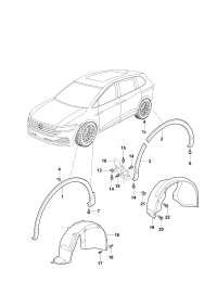 30D853717A041-Shroud assy-black