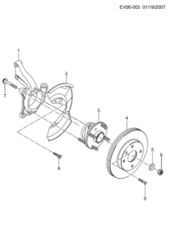 9049292-BRACKET ASSY-RADIATOR MTG UPR