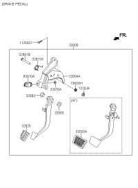 328300U101-MEMBER ASSY-BRAKE PEDAL