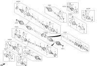 49500B1100-JOINT ASSY-CV LH