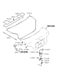 8122022000-STRIKER ASSY-TRUNK LID