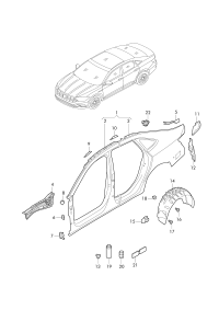 L17G809605A-Enclosure, side