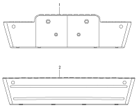 8R0807285F-Bracket, license plate